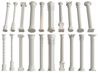 欧式雕花圆形 方形罗马柱子