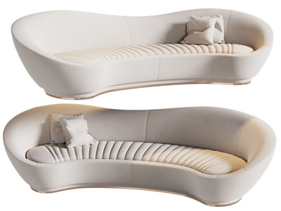 现代轻奢多人沙发