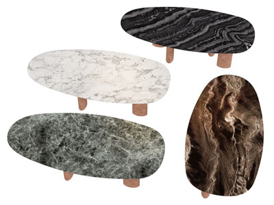 现代大理石茶几3d模型 现代大理石茶几