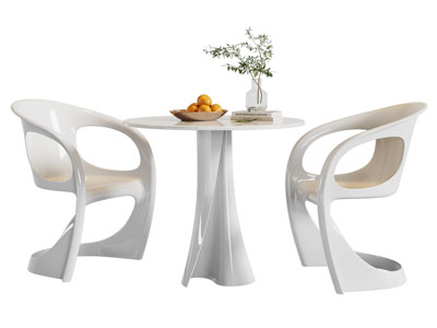 现代休闲餐桌椅组合