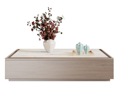 新中式长方形茶几3d模型 新中式长方形茶几