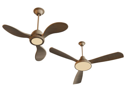 现代三叶吊扇灯