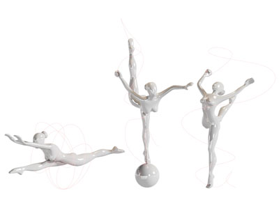 现代跳舞的姑娘雕塑雕刻3d模型 现代跳舞的姑娘雕塑雕刻