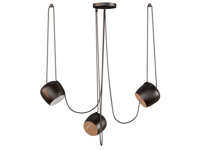 现代金属垂线多头吊灯