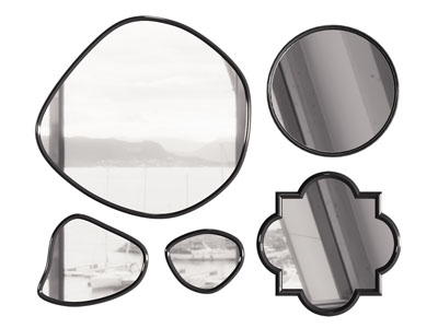 现代异形墙面装饰镜子