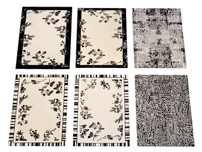 现代长方形地毯3d模型 现代长方形地毯