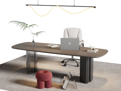 现代书桌椅组合