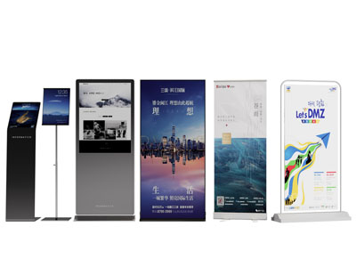 现代海报 易拉宝 广告牌3d模型 现代海报 易拉宝 广告牌