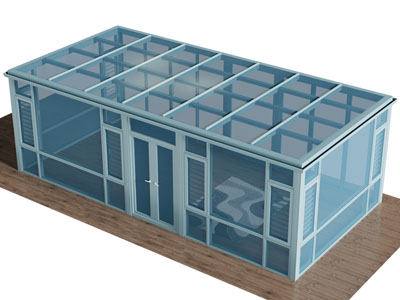 现代玻璃阳光房