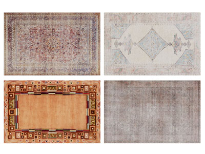 现代长方形地毯3d模型 现代长方形地毯