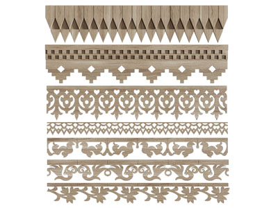 新中式雕花装饰构件