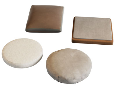 现代方形 圆形坐垫