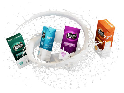 现代牛奶广告3d模型 现代牛奶广告