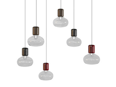 现代灯泡垂线吊灯