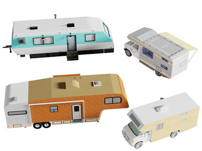 现代露营房车