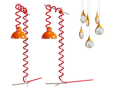 工业风loft落地灯 吊灯