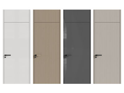 现代实木单扇平开门