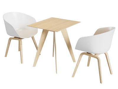 现代休闲餐桌椅组合