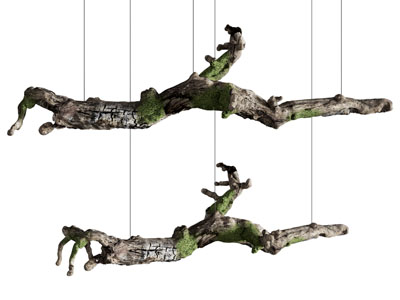 现代枯树枝挂件