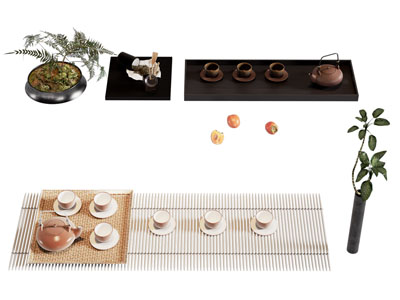 新中式茶盘 茶具杯子