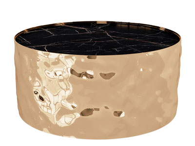 现代轻奢圆形茶几3d模型 现代轻奢圆形茶几