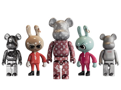 现代暴力熊 兔子雕塑雕刻摆件组合3d模型 现代暴力熊 兔子雕塑雕刻摆件组合