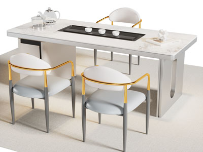 新中式茶桌椅组合