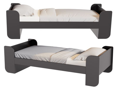 现代单人床 儿童床