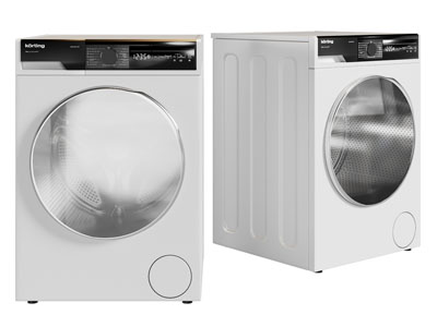 现代滚筒洗衣机3d模型 现代滚筒洗衣机