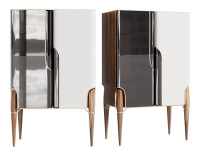 现代高脚装饰柜 玄关柜 边柜