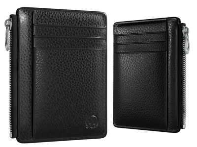 现代带拉链的钱包 皮包