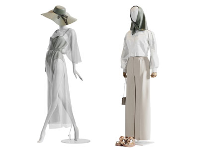 现代女装模特3d模型 现代女装模特