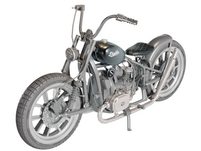 工业风loft摩托车