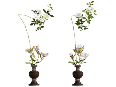 新中式花瓶花卉