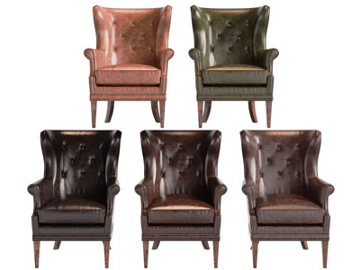 美式扶手椅子 休闲椅子