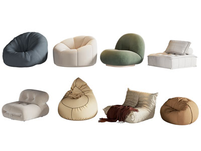 现代布艺懒人沙发