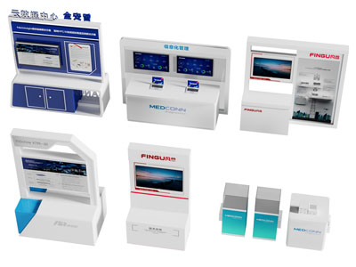 现代数据中心展柜 展示台 展览