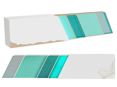 新中式前台接待台