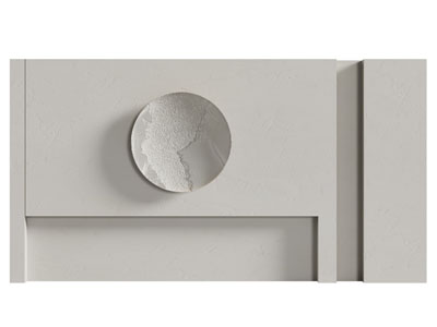 侘寂风背景墙3d模型 侘寂风背景墙