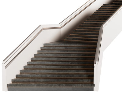 现代旋转楼梯3d模型 现代旋转楼梯