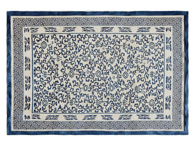 新中式图案长方形地毯3d模型 新中式图案长方形地毯