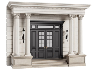 欧式实木大门 双开门