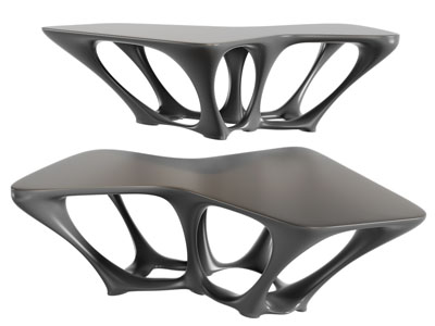 后现代异形茶几3d模型 后现代异形茶几