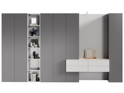 现代衣柜3d模型 现代衣柜