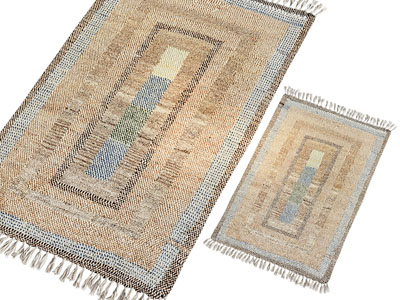 现代长方形地毯3d模型 现代长方形地毯