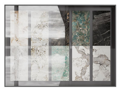 现代石材 岩板 背景墙3d模型 现代石材 岩板 背景墙