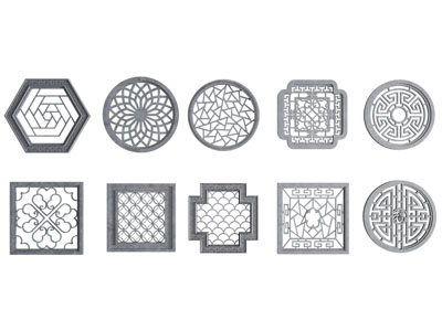 新中式镂花窗 窗格 花格