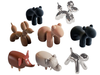 现代卡通动物造沙发凳子