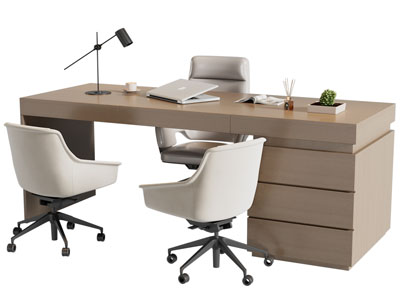 现代老板台 老板桌椅组合