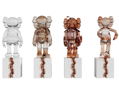 现代亚克力Kaws公仔雕塑雕刻摆件3d模型 现代亚克力Kaws公仔雕塑雕刻摆件